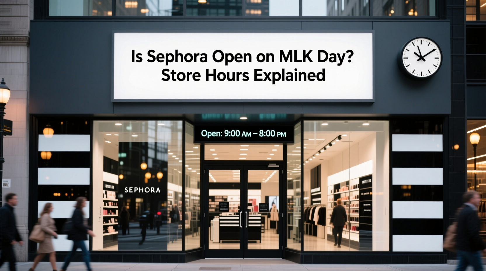 is sephora open on mlk day