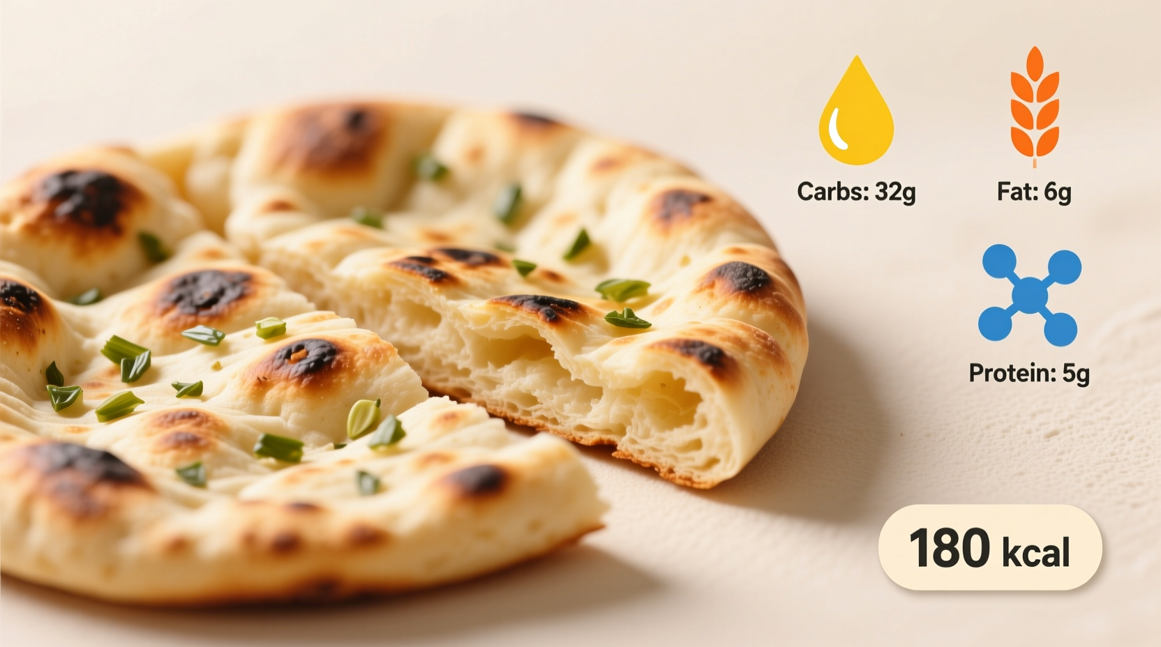 Garlic Naan Bread Calories: Exact Count & Nutrition Facts