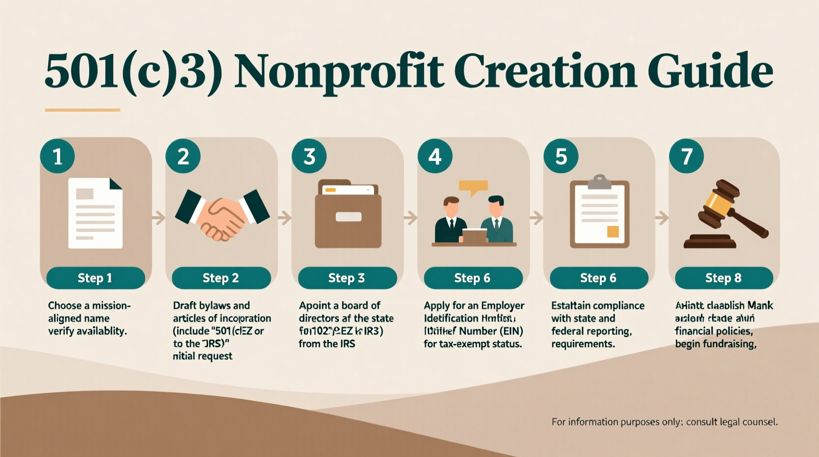 step by step guide to creating a 501c3 nonprofit organization successfully