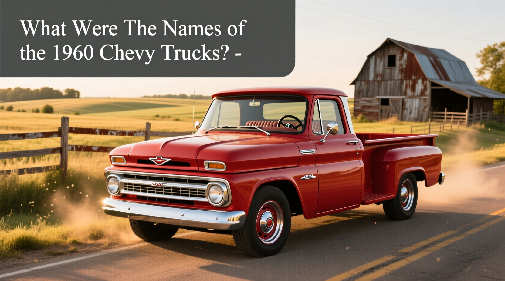 1960 Chevy Trucks Guide: What to Look For