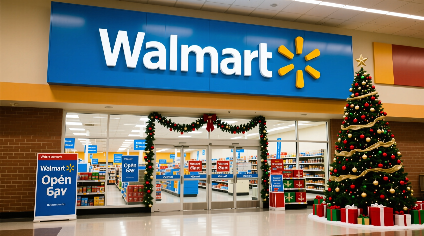 is walmart open on xmas