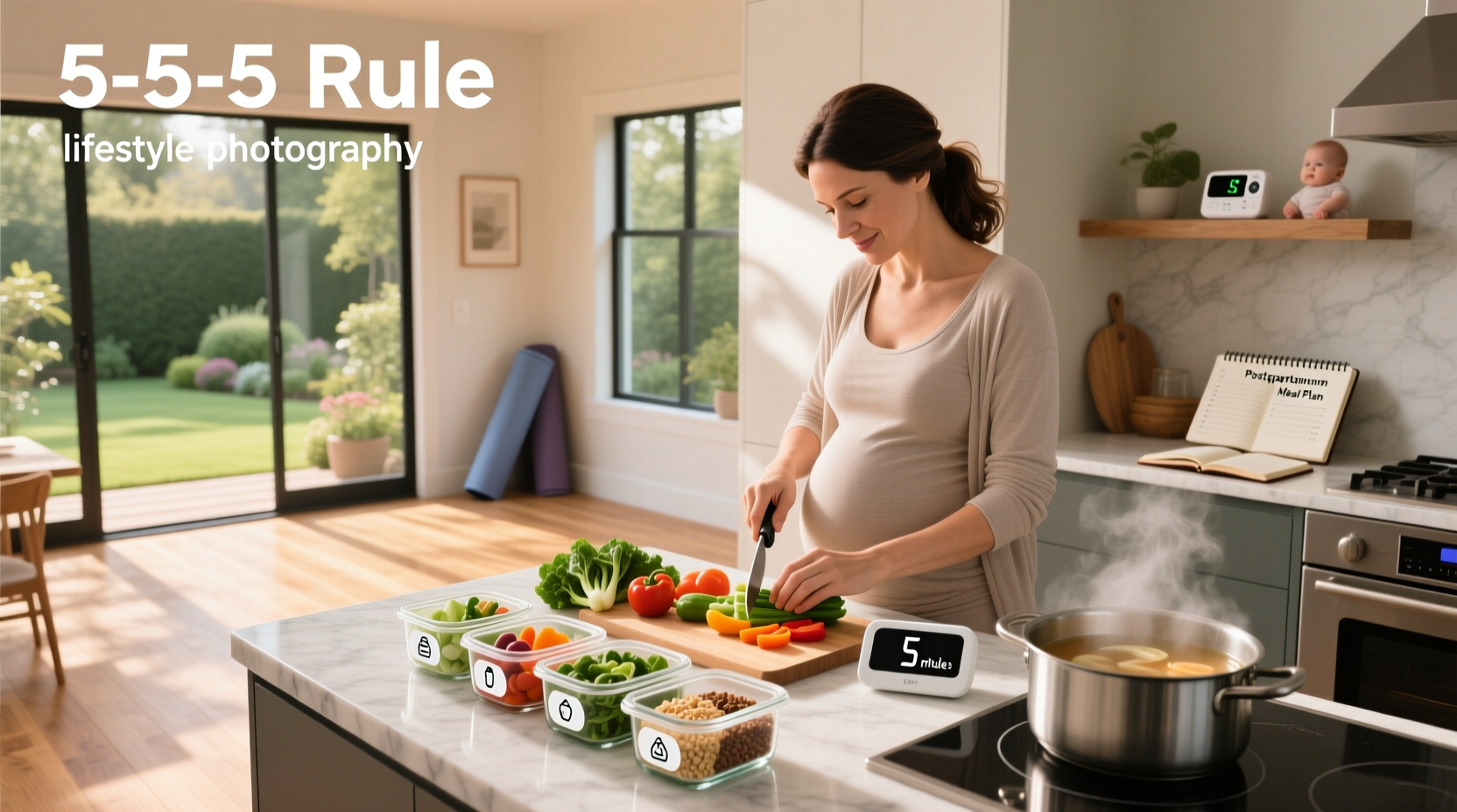 Planning ahead for postpartum meal prep