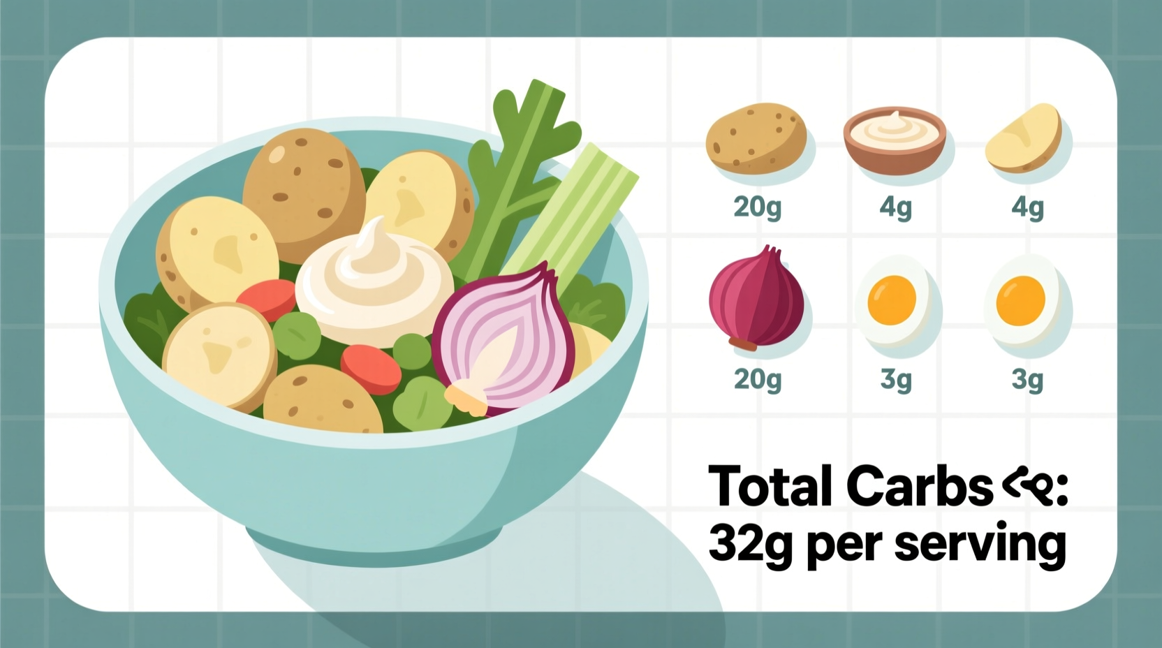 Potato Salad Carbs: Exact Count Per Serving Revealed