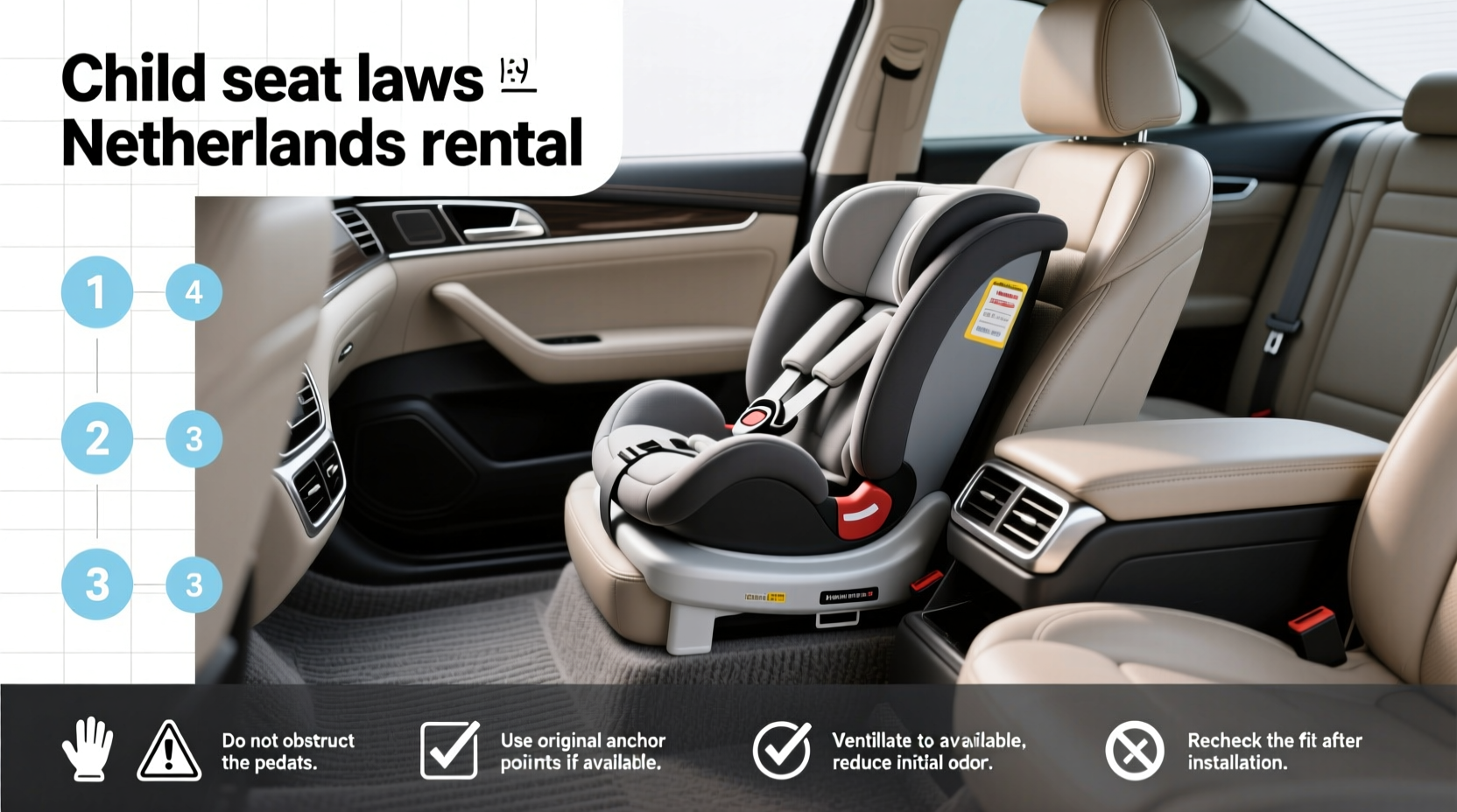child seat laws in the netherlands rental car