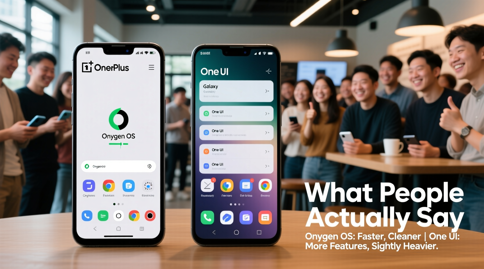 is oxygen os still better than samsungs one ui what people actually say
