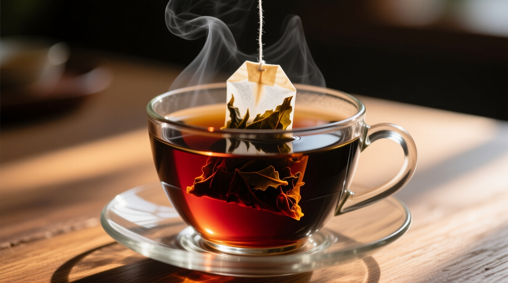 steep tea for a short time to get more caffeine from yo