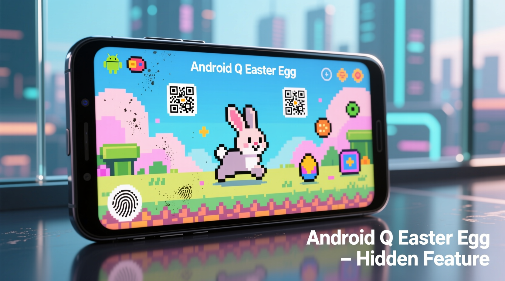 what is android q easter egg