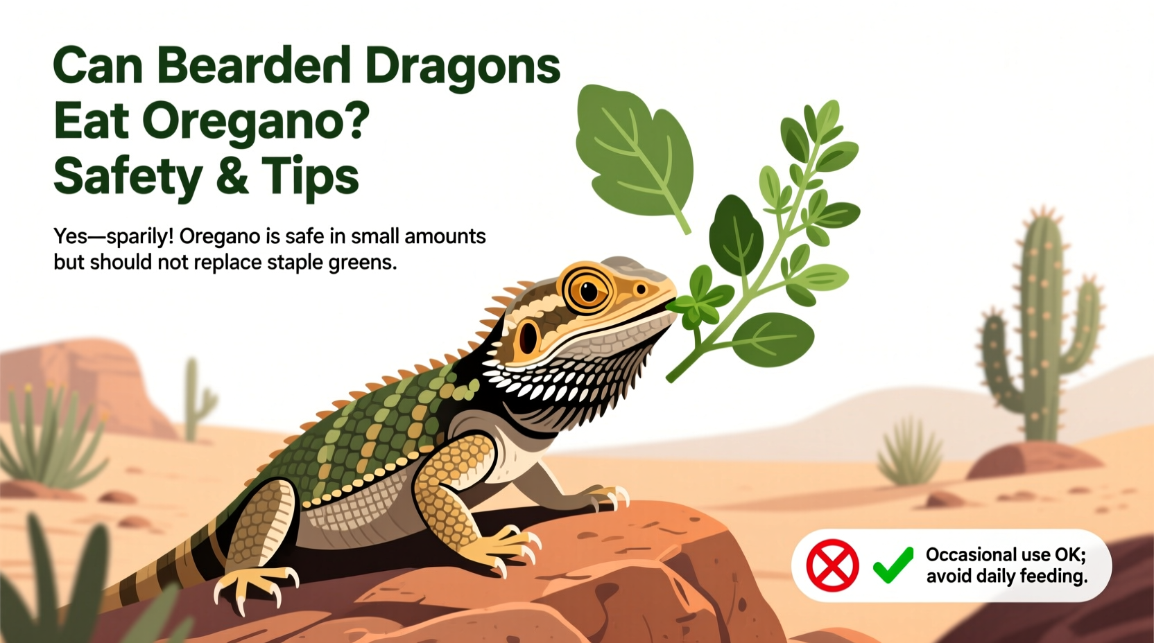 can bearded dragons eat oregano