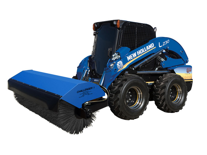 Steel Wire Road Sweeper Brushes For Tractor Mounted Cleaning