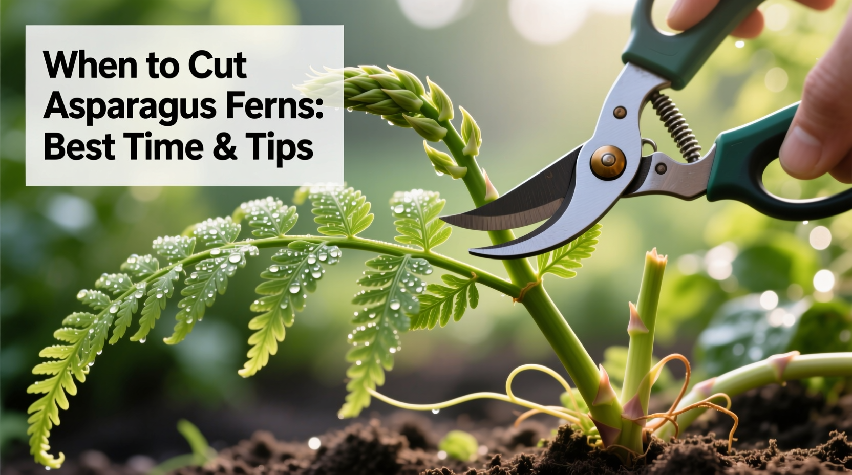 When to Cut Asparagus Ferns: Best Time & Tips