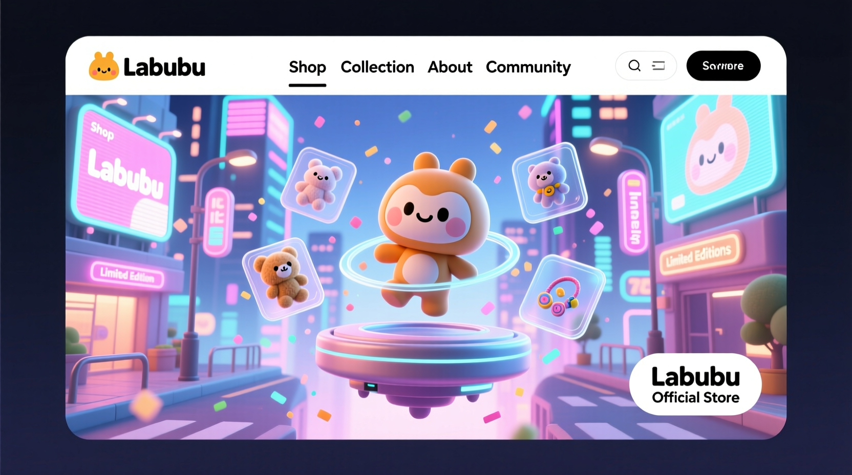 what is the real labubu website