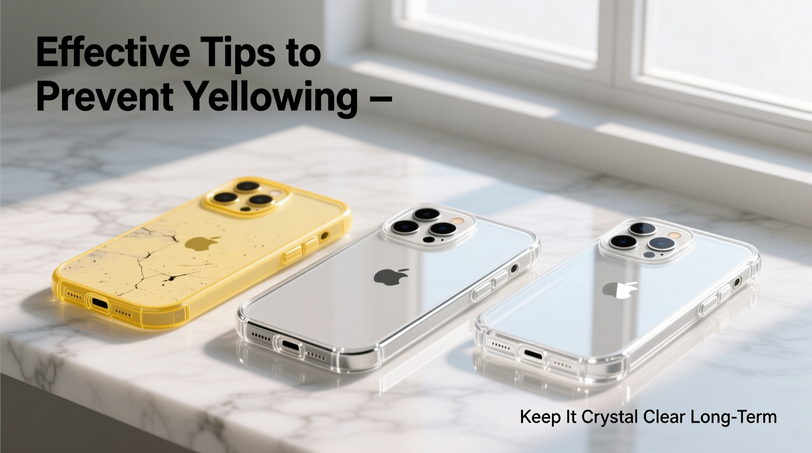 effective tips to stop your transparent iphone case from yellowing and keep it crystal clear