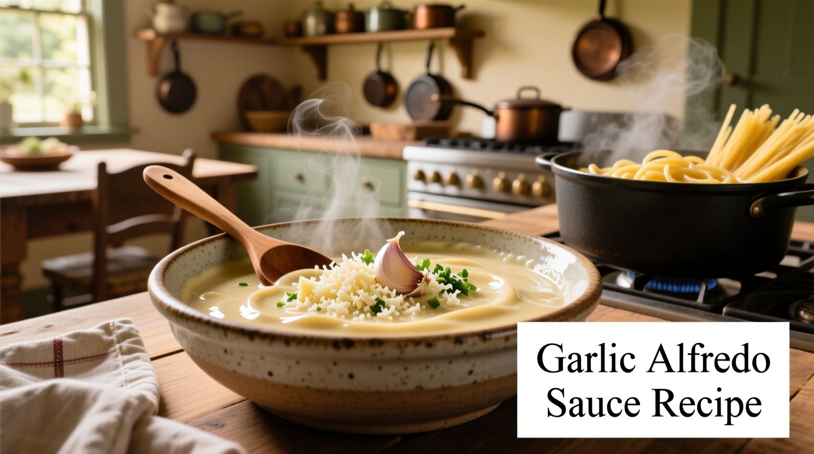 garlic alfredo sauce recipe