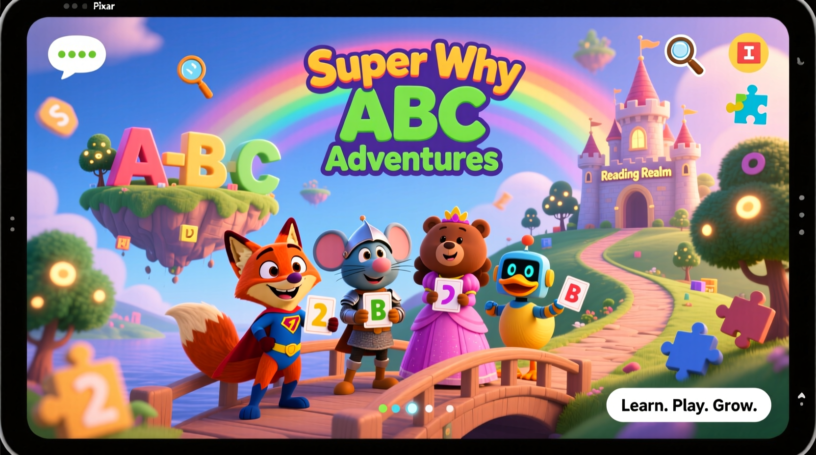 super why abc adventures app reading educational resources