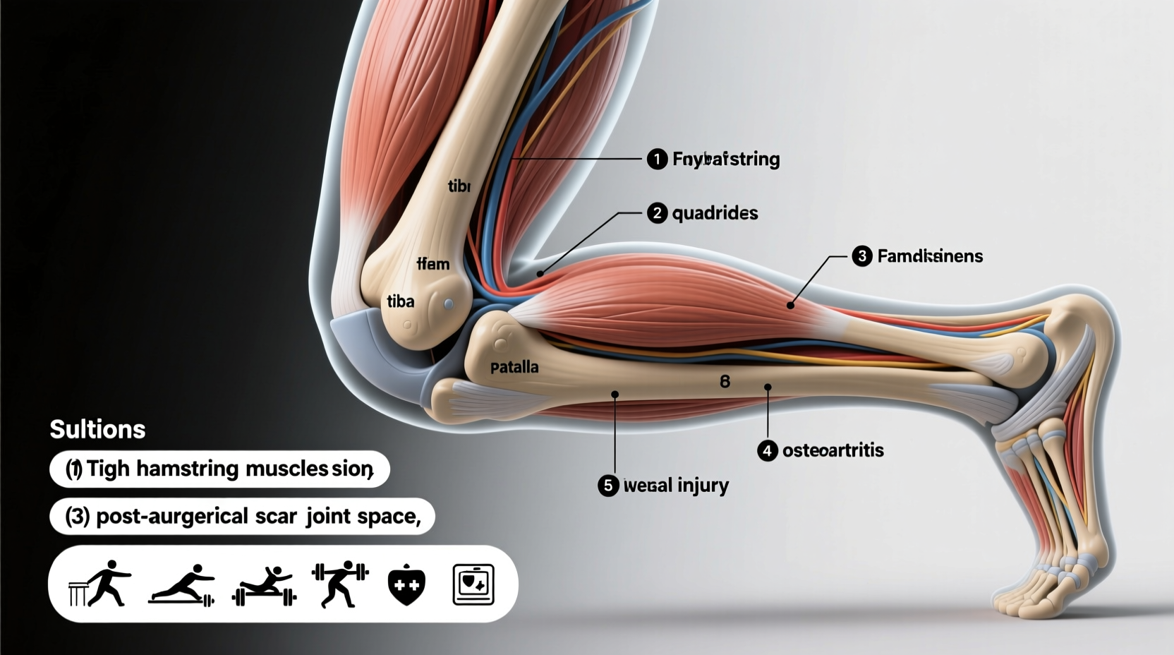 why cant i straighten my knee possible causes solutions 2