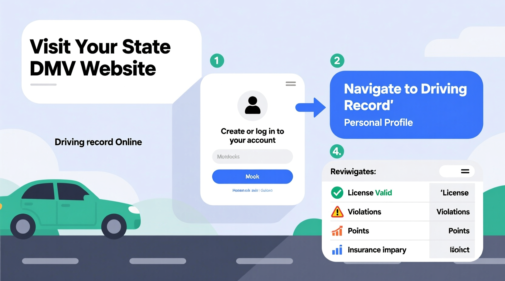 how to easily access and understand your driving record online