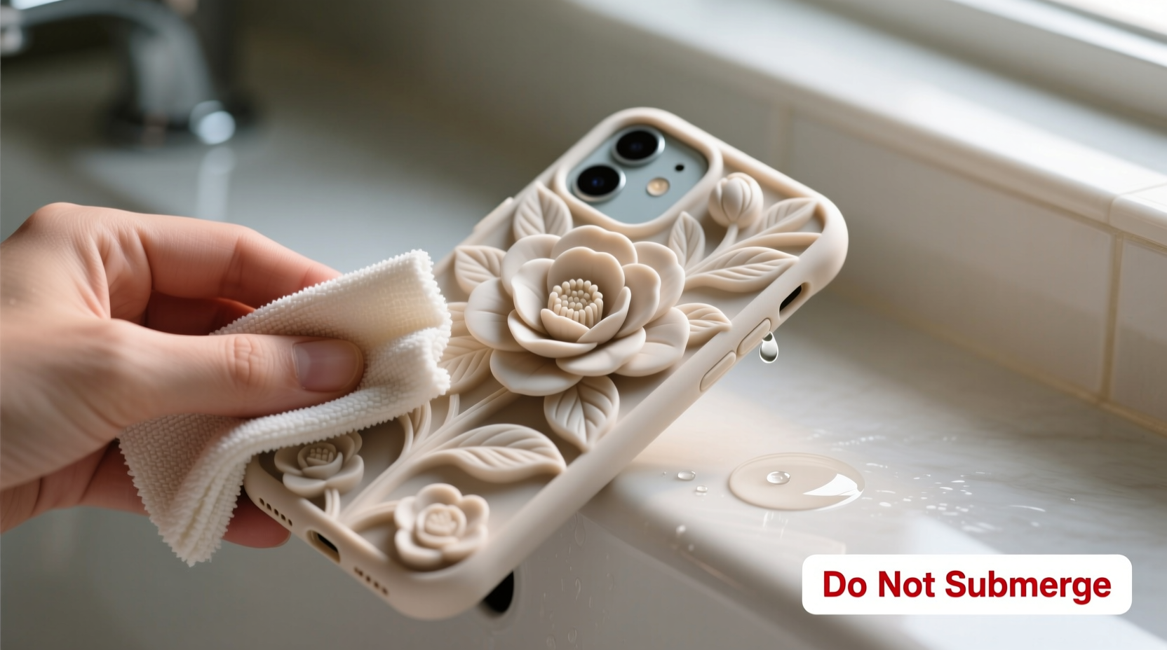 effective and safe methods to clean your 3d camellia iphone case without damage