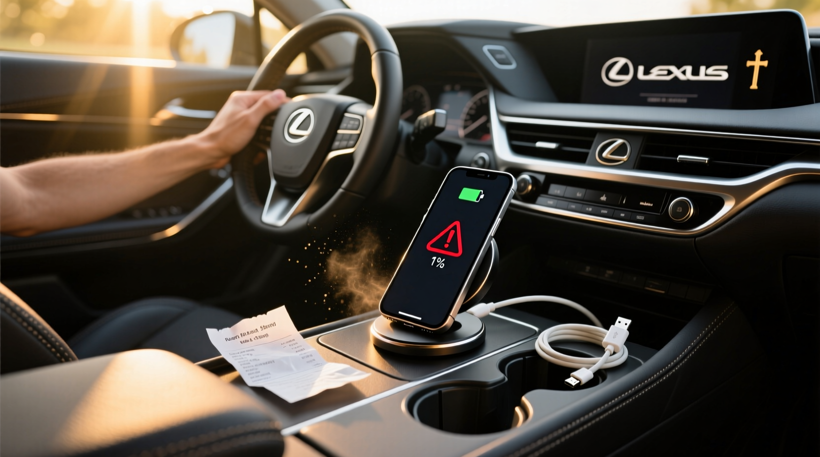 how to fix Lexus wireless charger not working guide