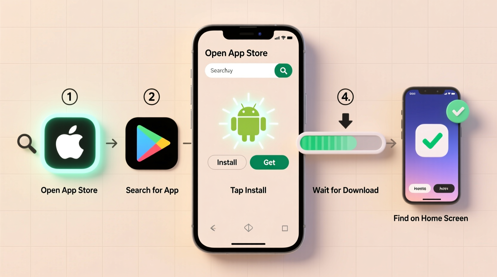 step by step guide to downloading apps on any smartphone easily