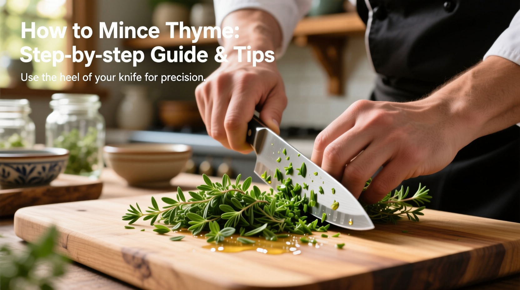 how to mince thyme