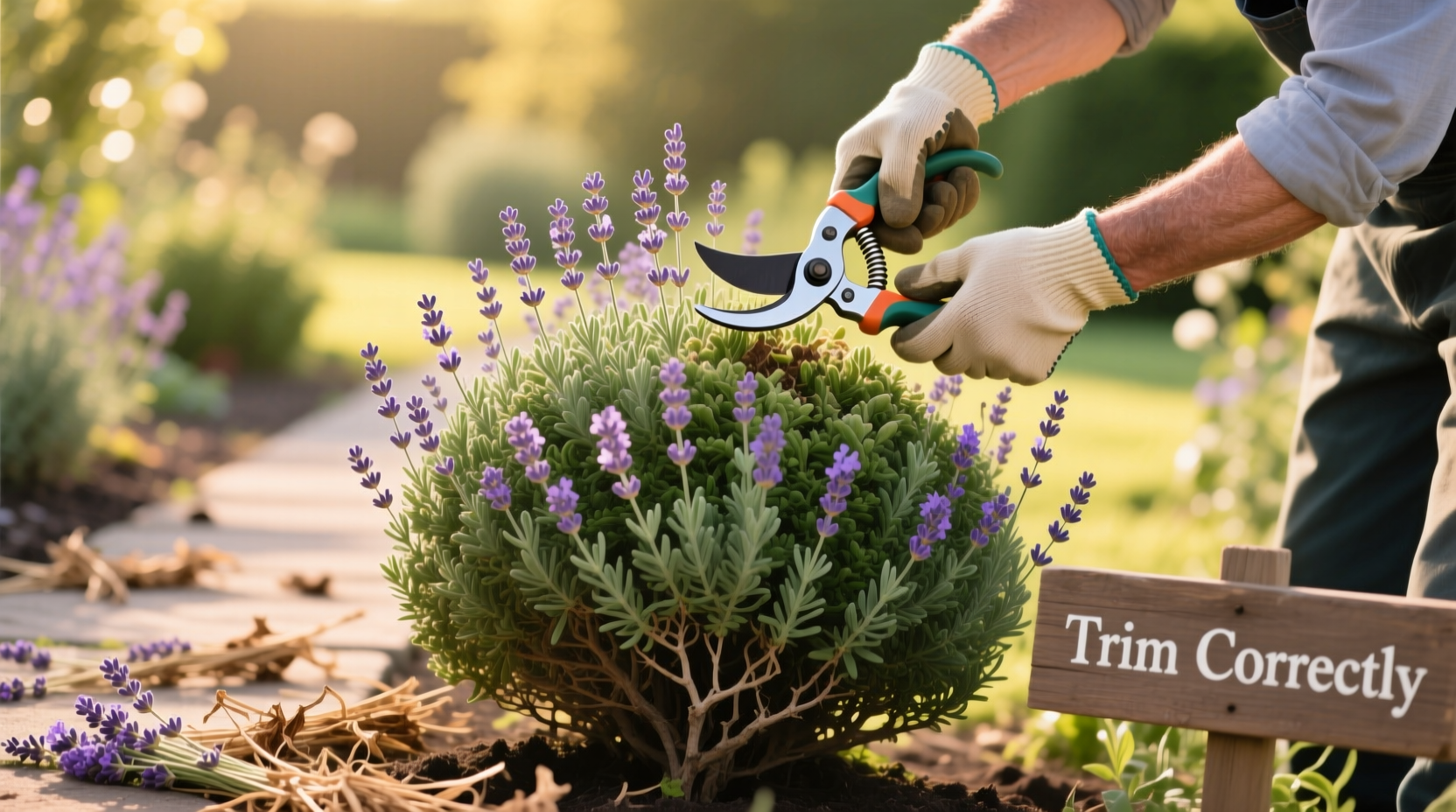 how do you trim a lavender bush