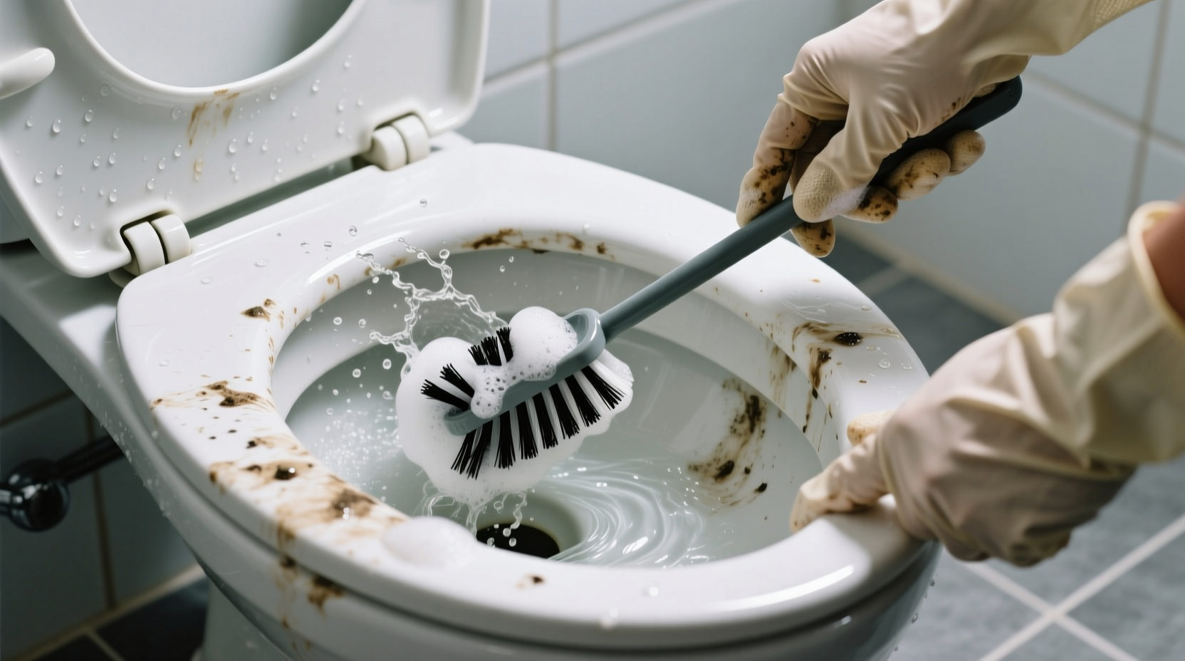 how to clean a toilet