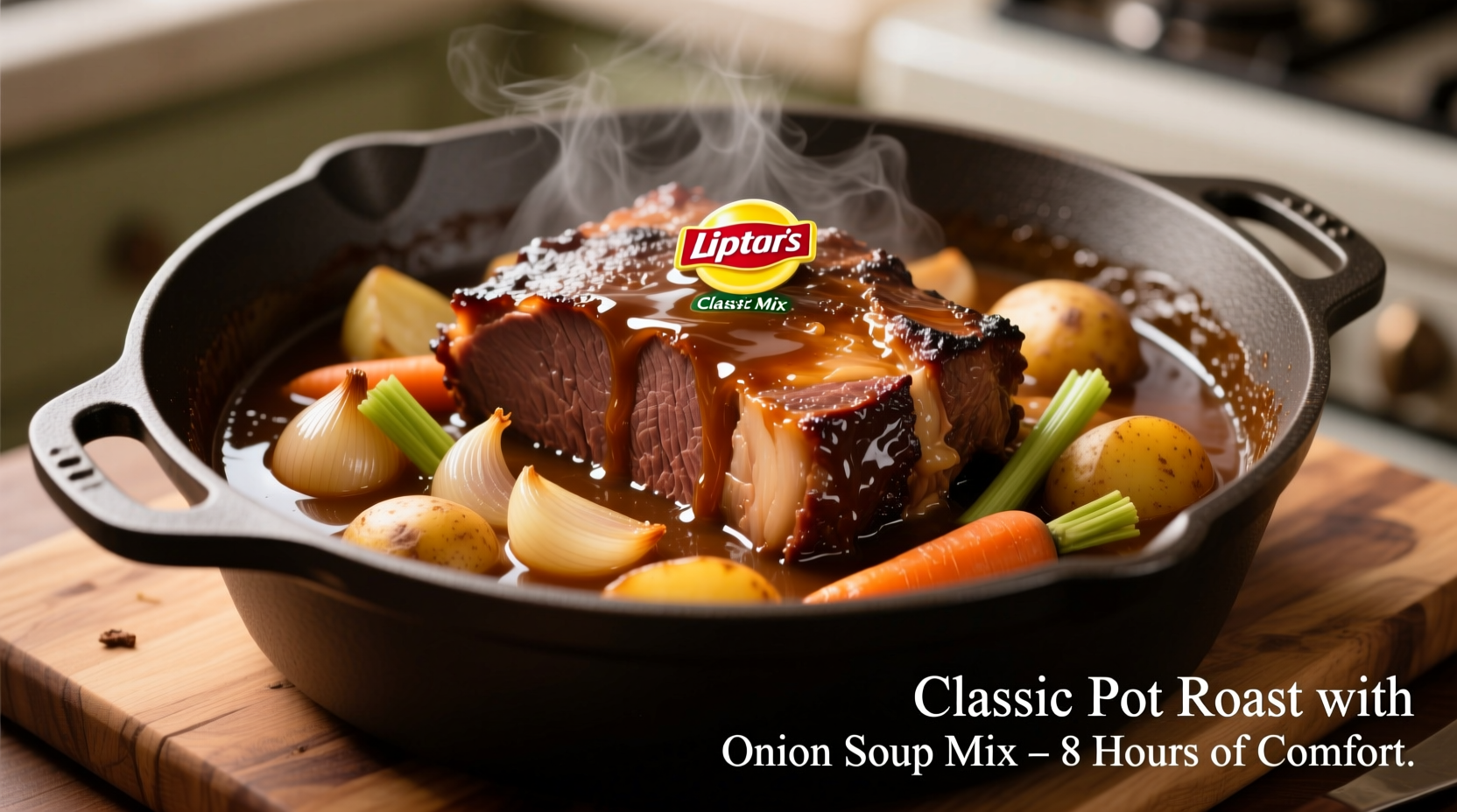 pot roast recipe with onion soup mix