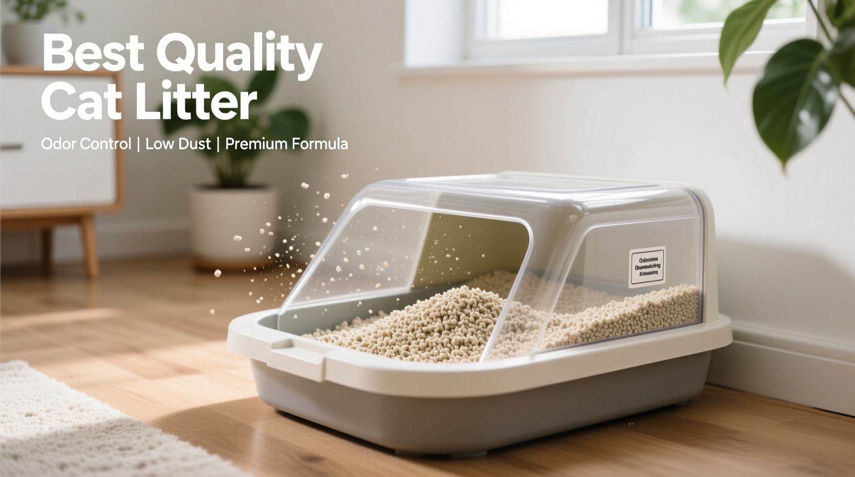 discover best quality cat litter with effective odor control and low dust