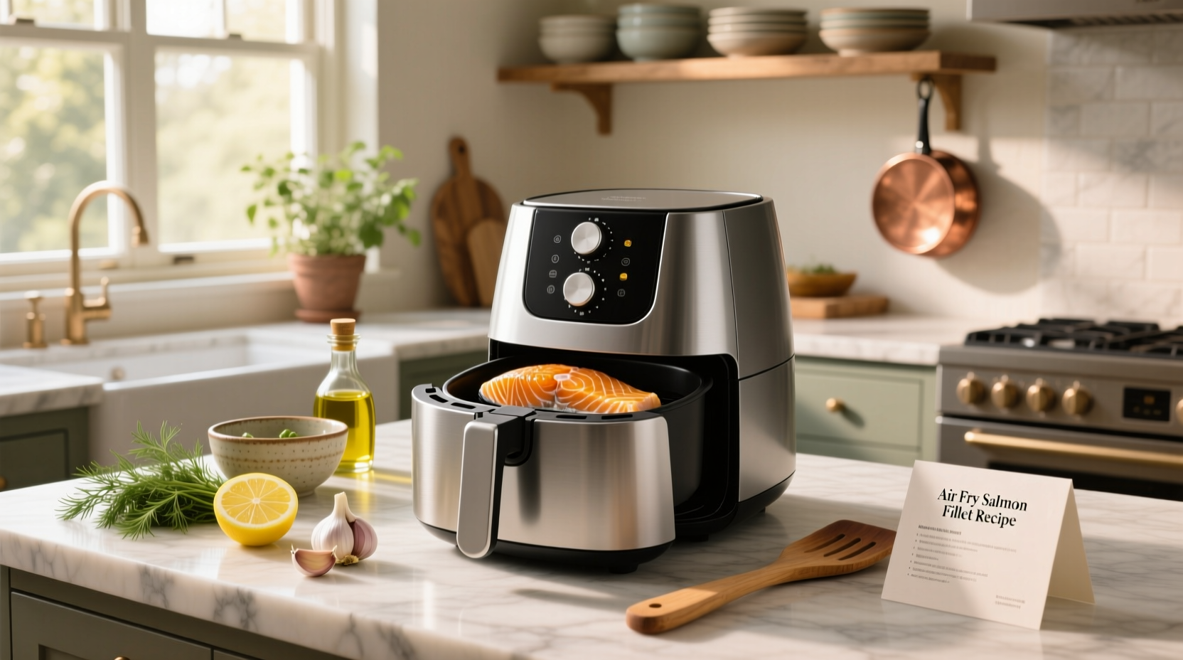 air fry salmon fillet recipe