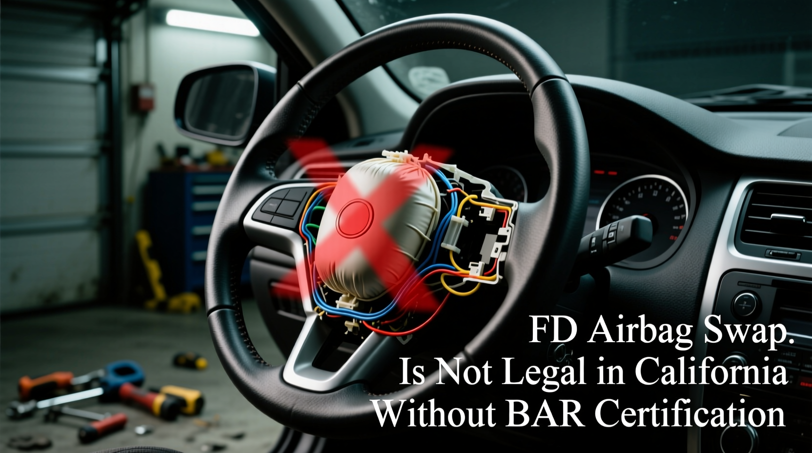 fd airbag swap legality ca
