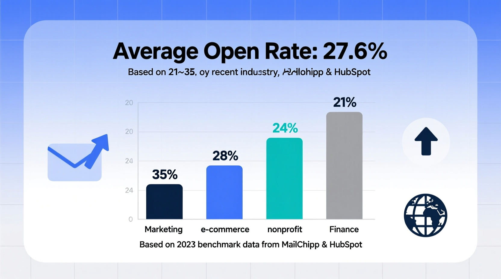 what is the average open rate on email campaigns