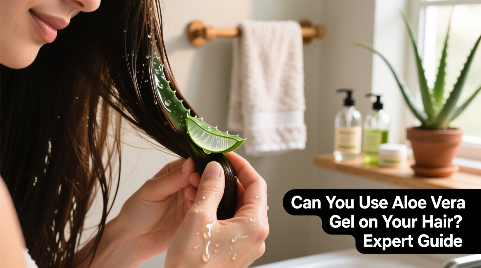 can you use aloe vera gel on your hair