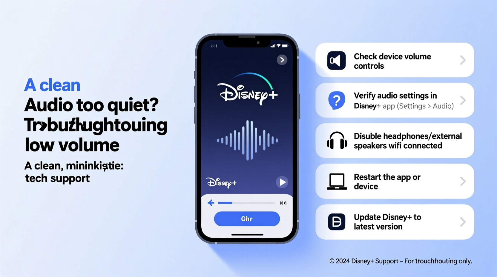 disney plus audio too quiet troubleshooting low volume issues