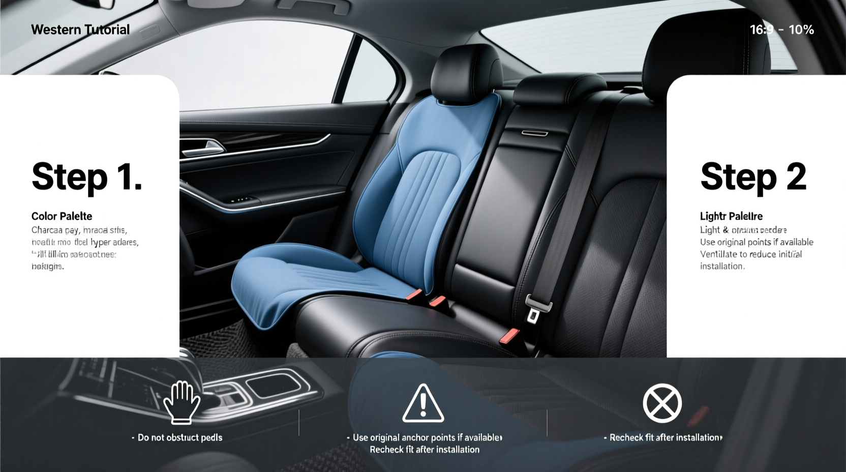 How to Choose Black and Blue Car Seat Covers: Buying Guide