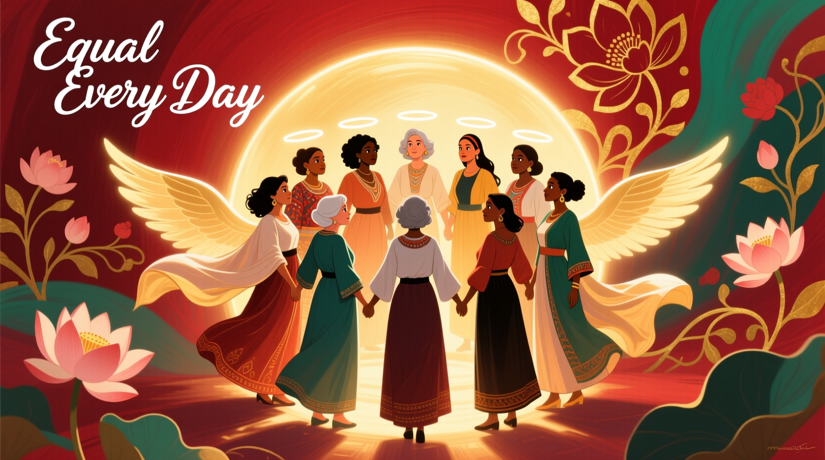 painting of womens day