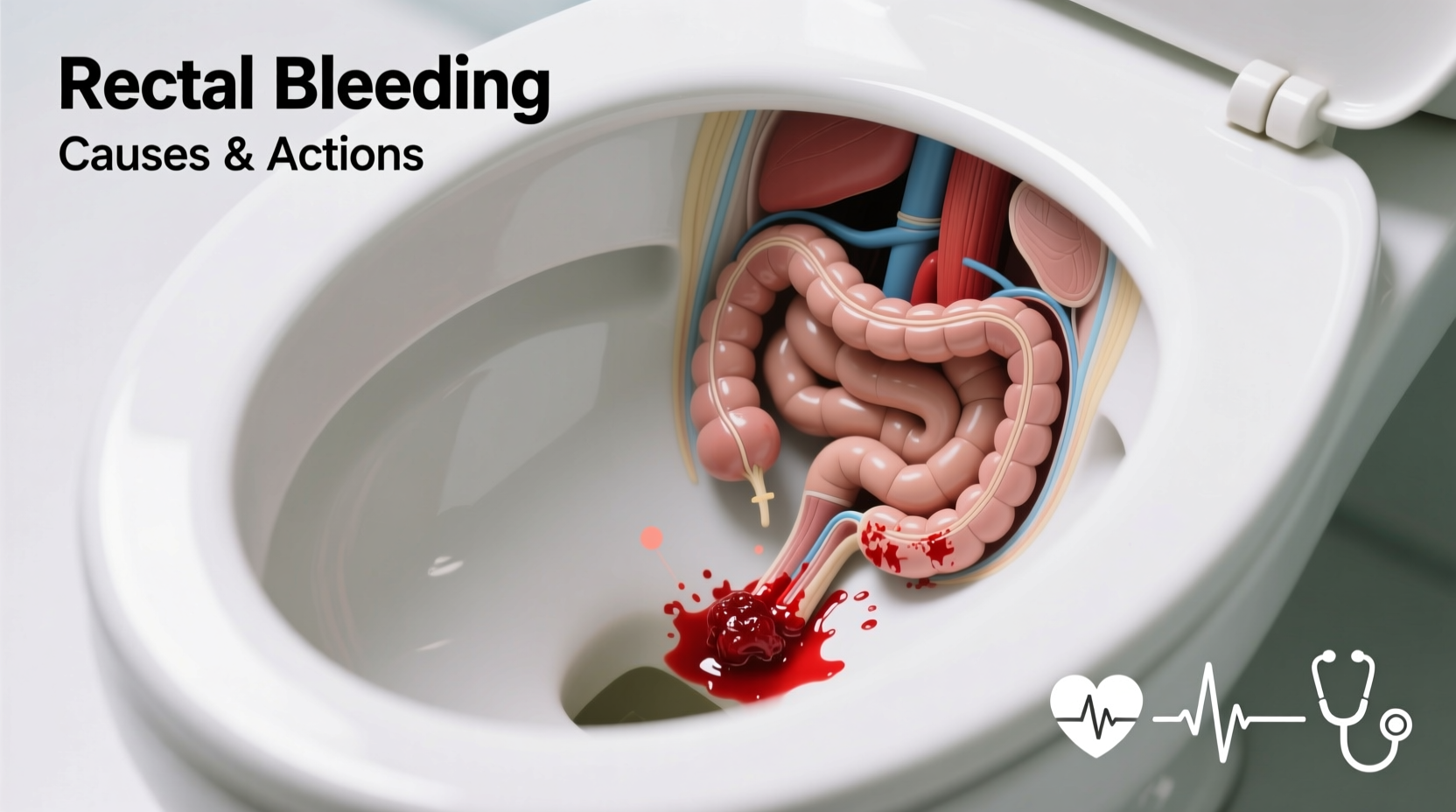 why am i bleeding when i poop causes what to do