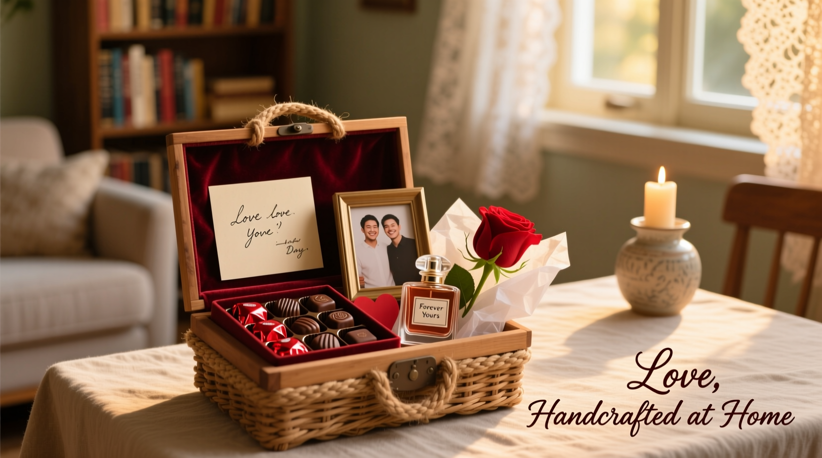 how to make a basket for valentines day