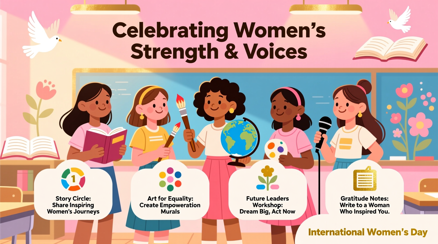 international womens day classroom activities