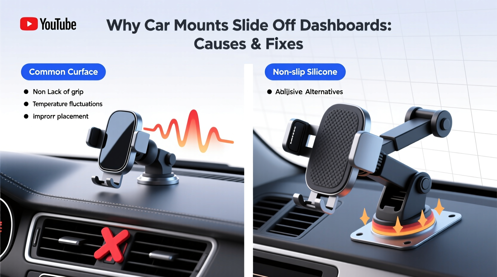 Why Car Mounts Slide Off Dashboards: Causes & Fixes
