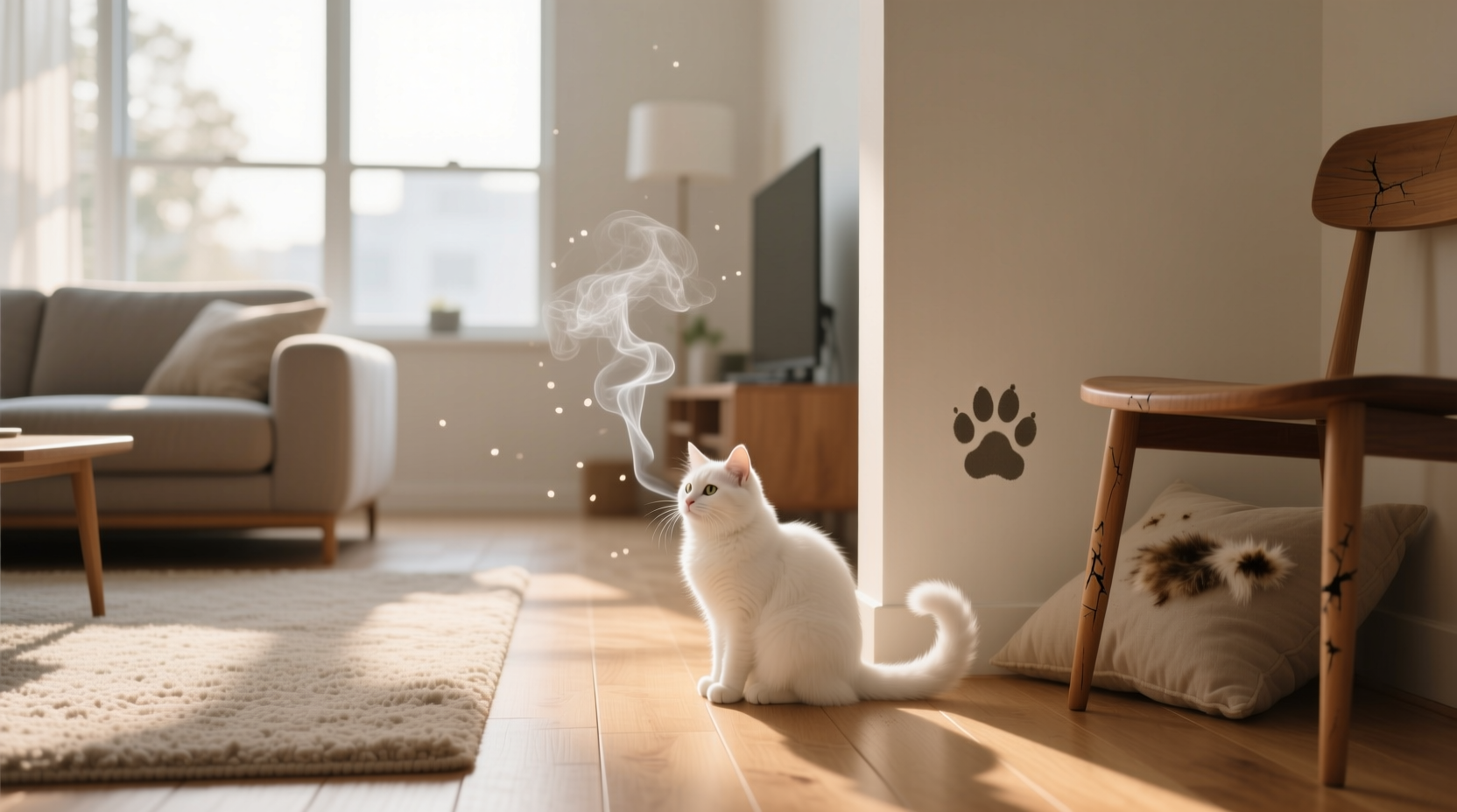 how to get the cat smell out of your house