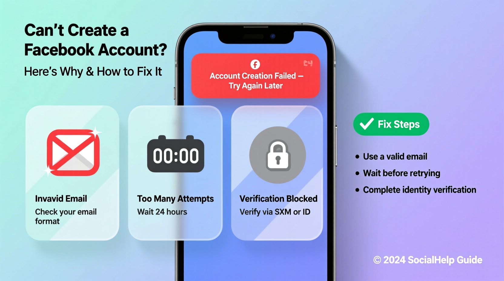 cant create a facebook account heres why how to fix it