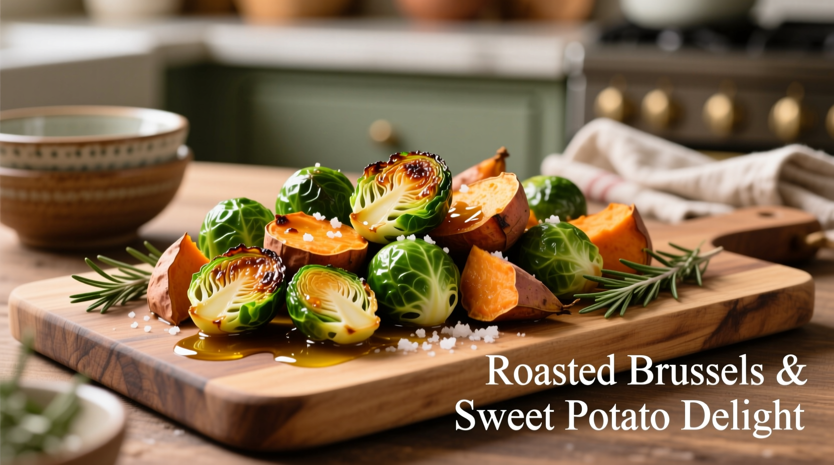 Perfect Roasted Brussels Sprouts & Sweet Potato Recipe