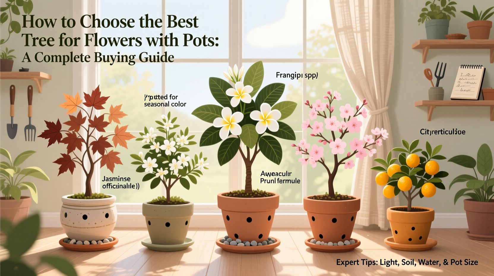 How to Choose the Best Tree for Flowers with Pots: A Complete Buying Guide