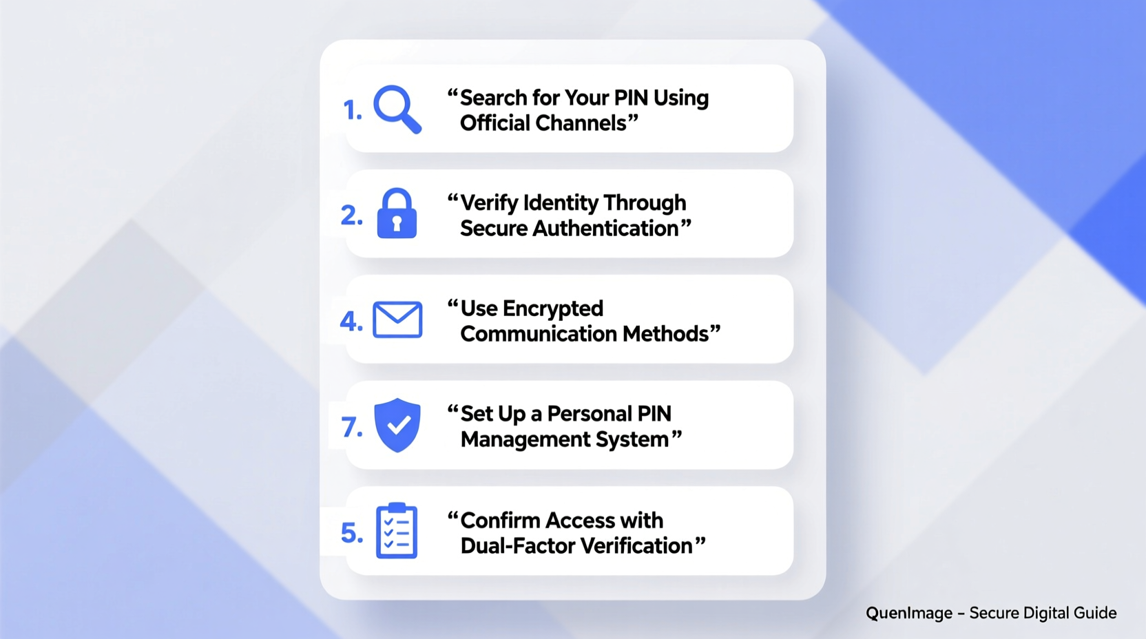 essential steps to securely find and manage your personal identification number pin