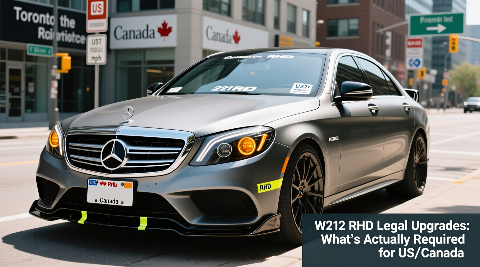 w212 rhd legal upgrades