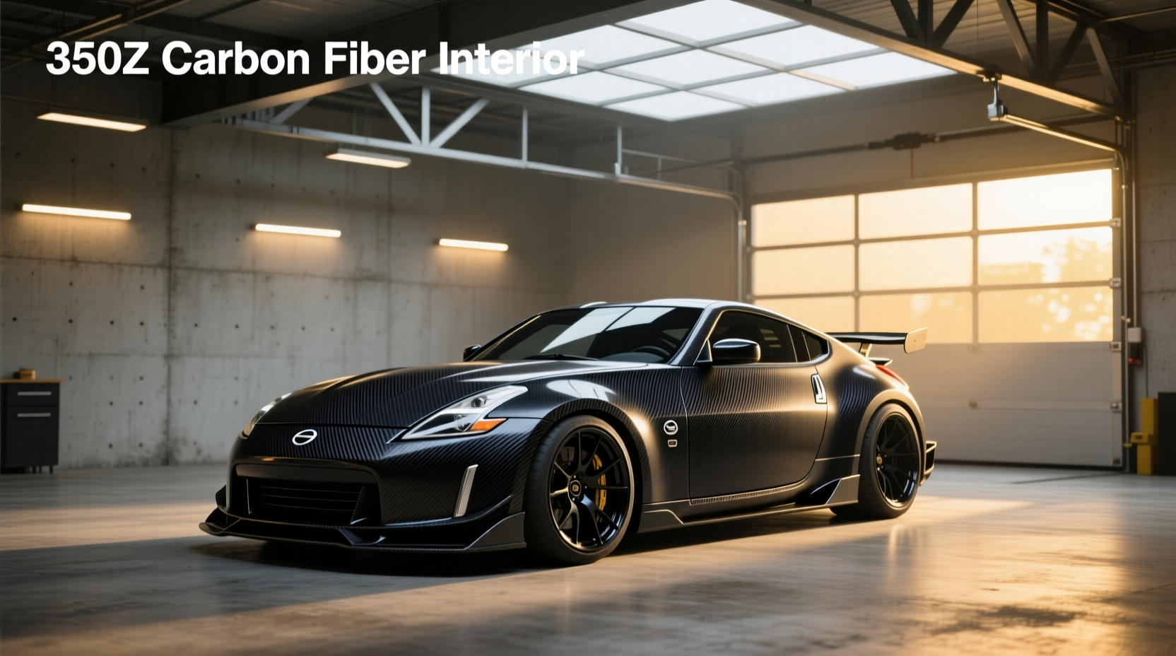 350z carbon fiber interior guide