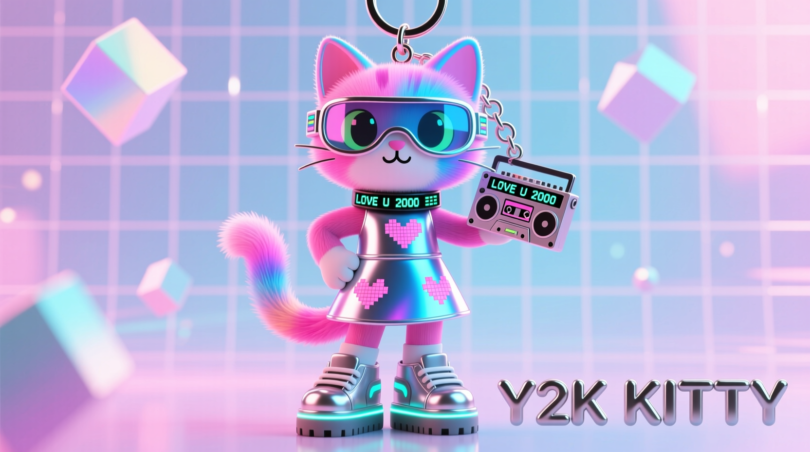 styling a cartoon cat keychain with y2k outfits creative tips for a retro aesthetic