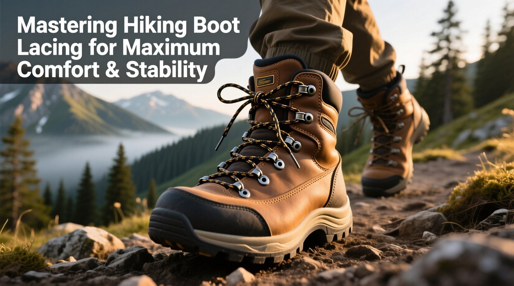 mastering hiking boot lacing techniques for maximum comfort and stability