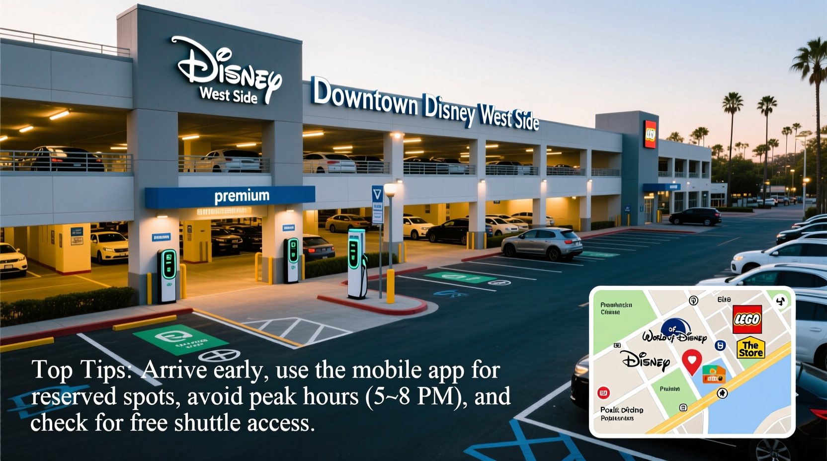 where to find the best place to park for downtown disney key tips