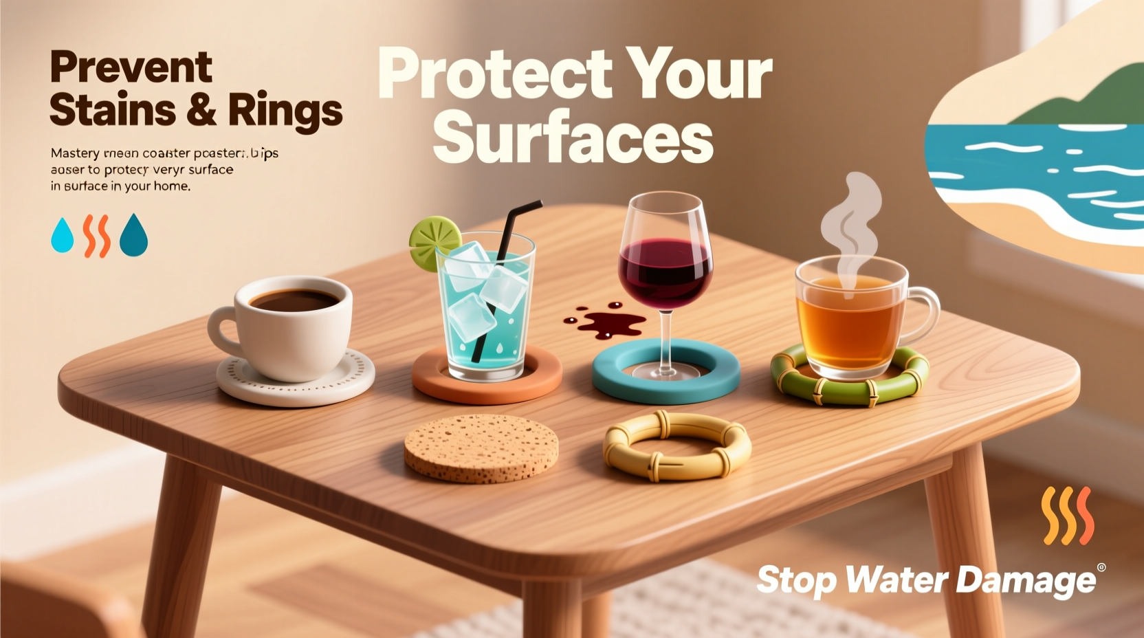 mastering coaster use practical tips for protecting every surface in your home